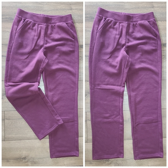 Barely Worn - ATHLETIC -Burgundy Jogger Set, Pants/Tops - Nearly New - size Med. - Picture 2 of 6